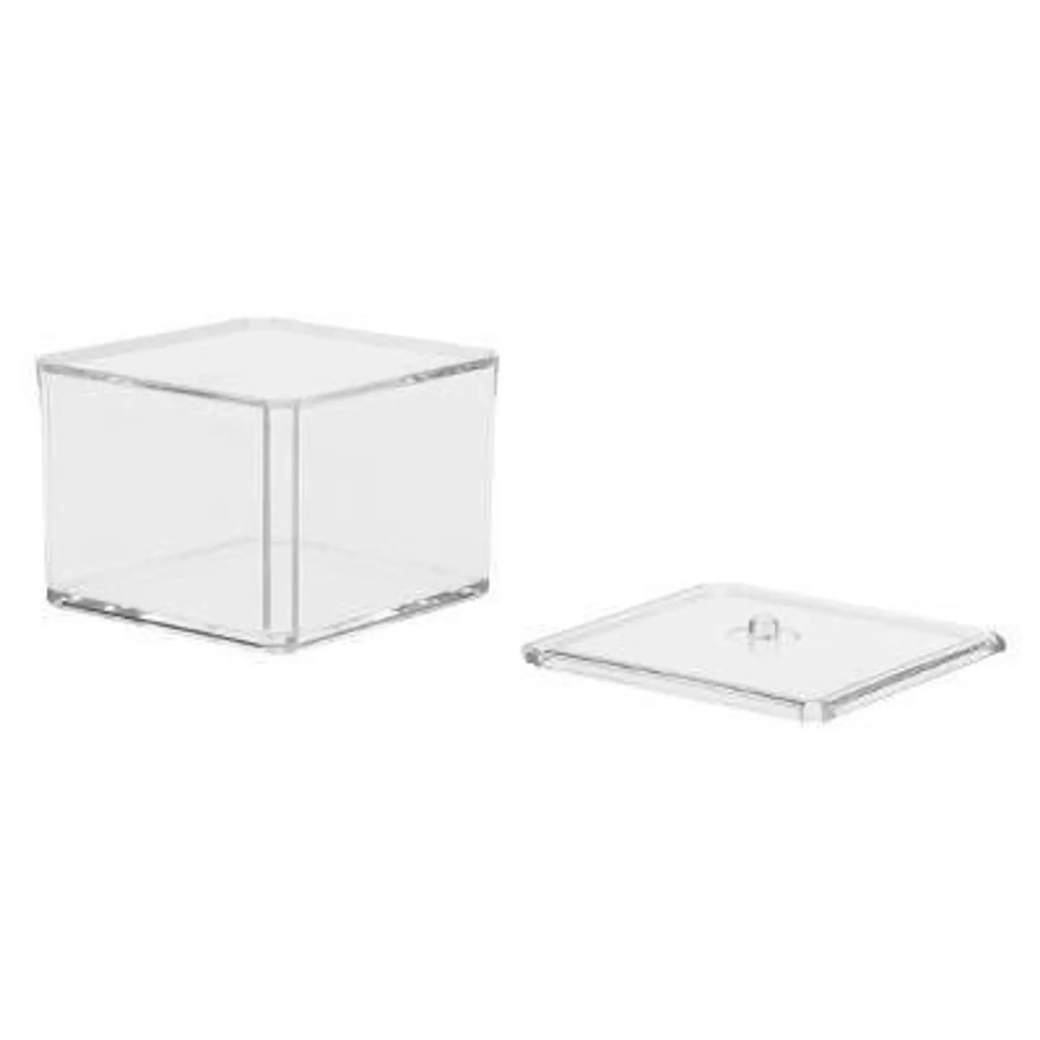 5five Simply Smart Kosmetik-Aufbewahrungsdose Selena – 2-tlg., stapelbar, transparent